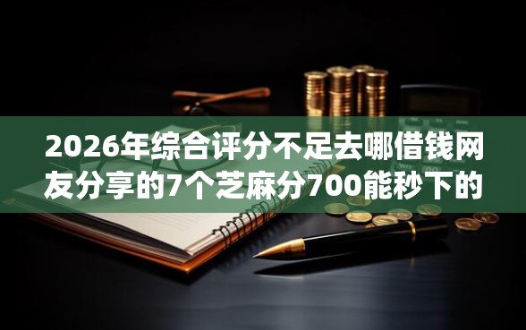2026年综合评分不足去哪借钱网友分享的7个芝麻分700能秒下的app我觉得不错！