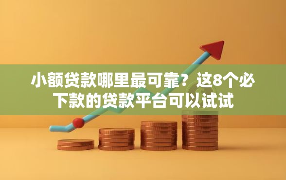 小额贷款哪里最可靠？这8个必下款的贷款平台可以试试