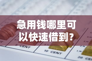 急用钱哪里可以快速借到？2026最新测评10个网贷中介平台