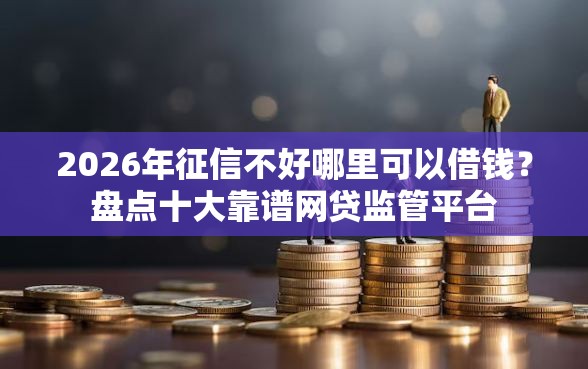 2026年征信不好哪里可以借钱?盘点十大靠谱网贷监管平台 2026年征信不好哪里可以借钱?盘点十大靠谱网贷监管平台