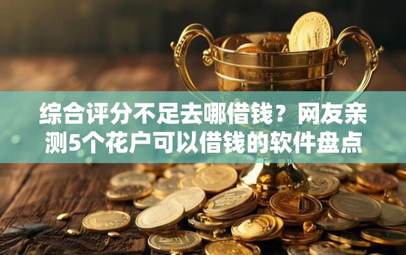 综合评分不足去哪借钱？网友亲测5个花户可以借钱的软件盘点