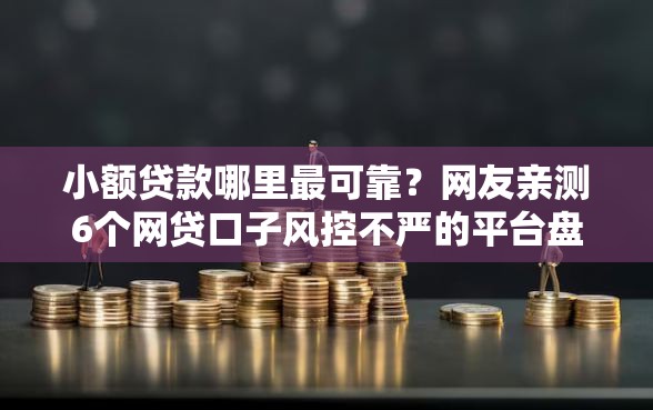 小额贷款哪里最可靠？网友亲测6个网贷口子风控不严的平台盘点