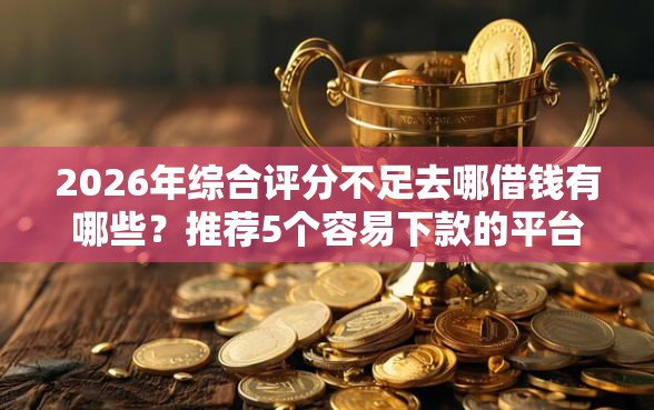 2026年综合评分不足去哪借钱有哪些？推荐5个容易下款的平台