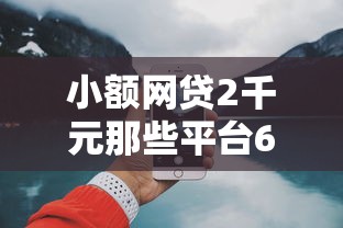 小额网贷2千元那些平台60—65岁可以借钱，网贷平台哪个好下款的8个平台介绍