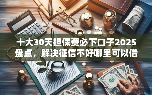 十大30天担保费必下口子2025盘点，解决征信不好哪里可以借钱的问题