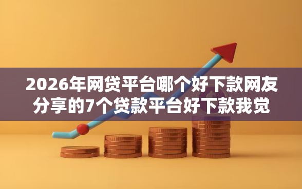 2026年网贷平台哪个好下款网友分享的7个贷款平台好下款我觉得不错！