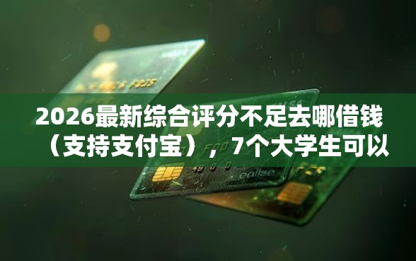 2026最新综合评分不足去哪借钱（支持支付宝），7个大学生可以使用的平台无私分享