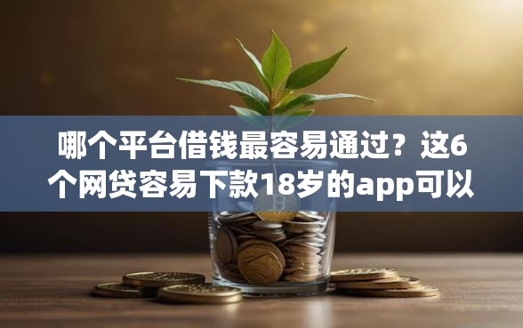 哪个平台借钱最容易通过？这6个网贷容易下款18岁的app可以试试