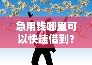 急用钱哪里可以快速借到？2026最新测评10个最好借钱的网贷平台不看数据