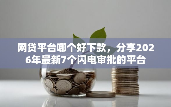 网贷平台哪个好下款，分享2026年最新7个闪电审批的平台