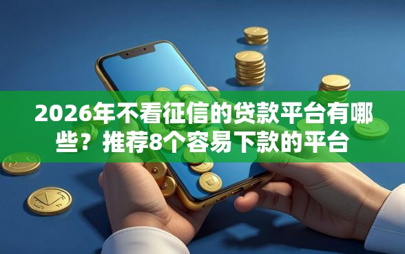 2026年不看征信的贷款平台有哪些？推荐8个容易下款的平台