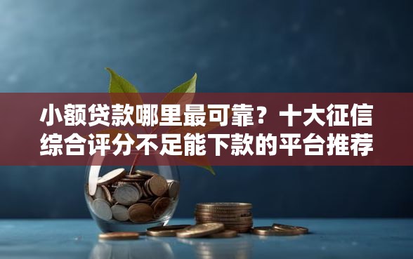 小额贷款哪里最可靠？十大征信综合评分不足能下款的平台推荐