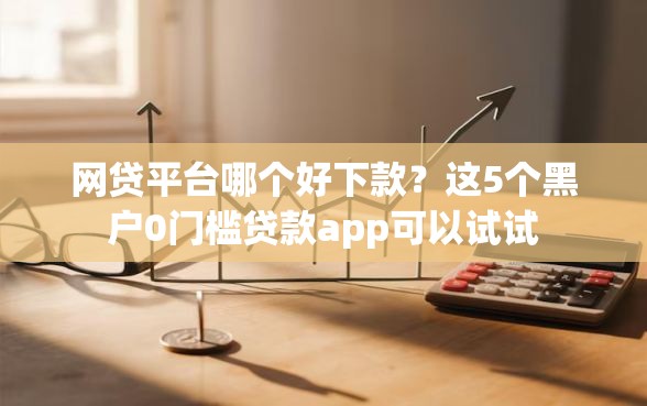 网贷平台哪个好下款？这5个黑户0门槛贷款app可以试试
