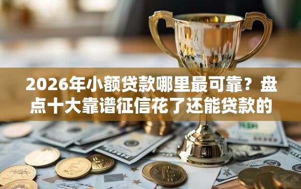 2026年小额贷款哪里最可靠？盘点十大靠谱征信花了还能贷款的正规平台