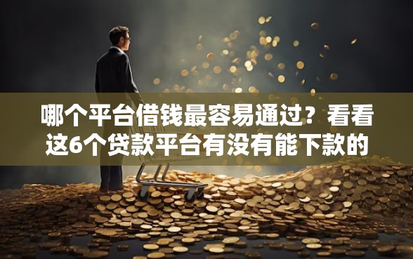 哪个平台借钱最容易通过？看看这6个贷款平台有没有能下款的