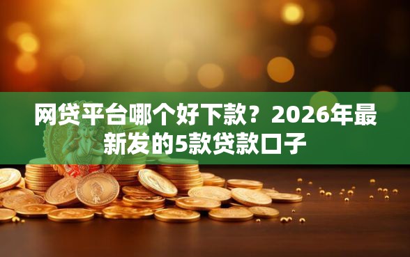 网贷平台哪个好下款？2026年最新发的5款贷款口子
