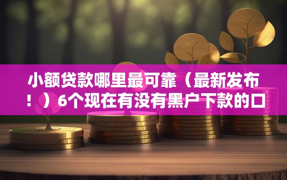 小额贷款哪里最可靠（最新发布！）6个现在有没有黑户下款的口子