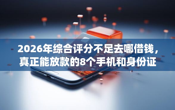 2026年综合评分不足去哪借钱，真正能放款的8个手机和身份证快速借钱app推荐