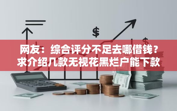 网友：综合评分不足去哪借钱？求介绍几款无视花黑烂户能下款的网贷