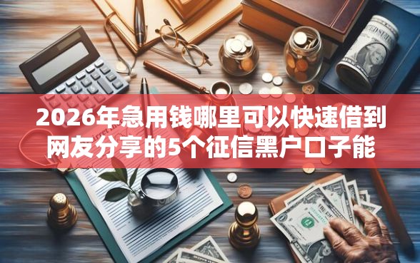 2026年急用钱哪里可以快速借到网友分享的5个征信黑户口子能贷款我觉得不错！