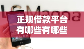 正规借款平台有哪些有哪些？分享6个网贷平台网贷怎么样