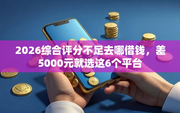 2026综合评分不足去哪借钱，差5000元就选这6个平台