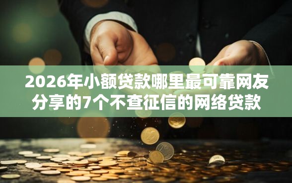 2026年小额贷款哪里最可靠网友分享的7个不查征信的网络贷款平台我觉得不错！