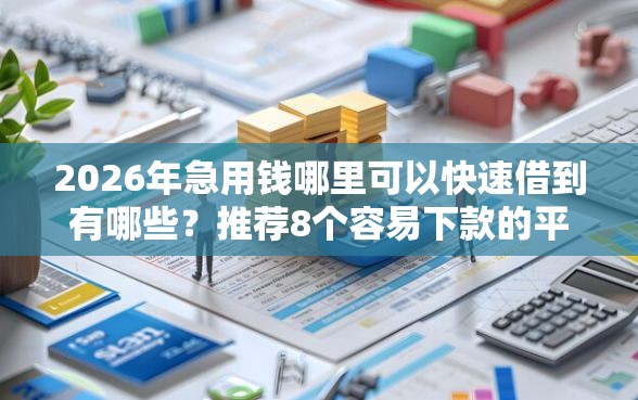 2026年急用钱哪里可以快速借到有哪些？推荐8个容易下款的平台