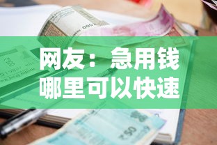 网友：急用钱哪里可以快速借到？求介绍几款不看征信不看逾期的借钱平台