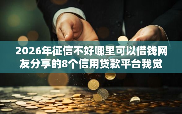 2026年征信不好哪里可以借钱网友分享的8个信用贷款平台我觉得不错！