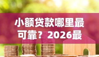 小额贷款哪里最可靠？2026最新测评10个15天贷款平台