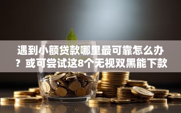 遇到小额贷款哪里最可靠怎么办？或可尝试这8个无视双黑能下款的口子