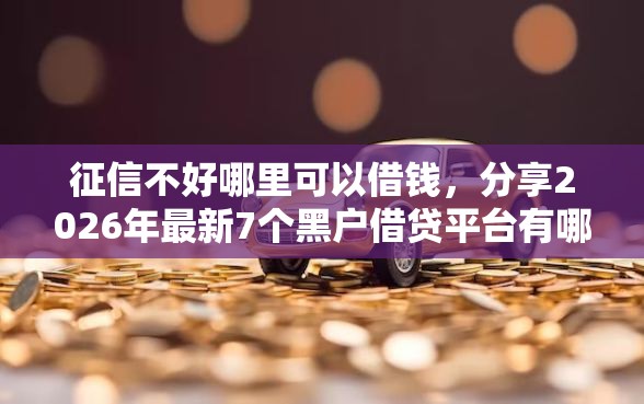 征信不好哪里可以借钱，分享2026年最新7个黑户借贷平台有哪几家