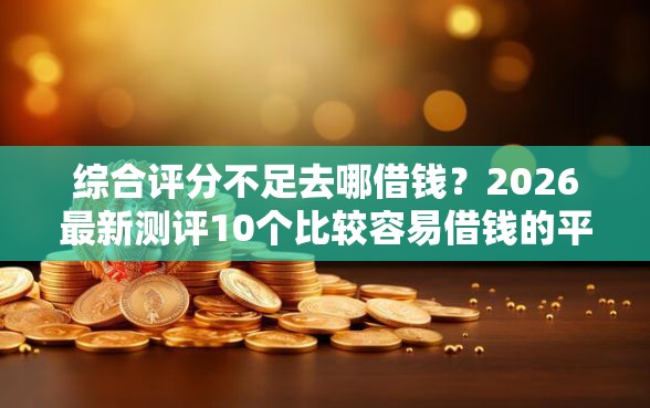 综合评分不足去哪借钱？2026最新测评10个比较容易借钱的平台