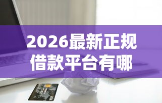 2026最新正规借款平台有哪些（支持微信），5个无视一切包下款的口子无私分享