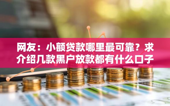 网友：小额贷款哪里最可靠？求介绍几款黑户放款都有什么口子