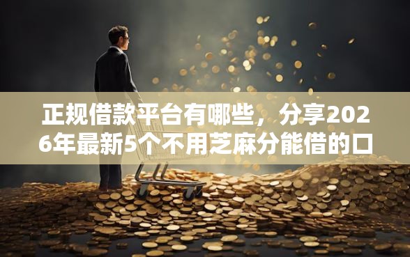 正规借款平台有哪些，分享2026年最新5个不用芝麻分能借的口子