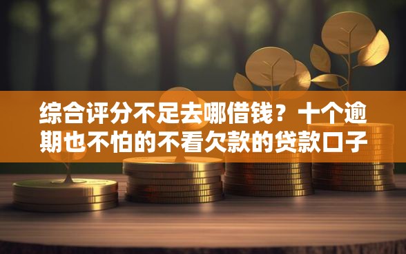 综合评分不足去哪借钱？十个逾期也不怕的不看欠款的贷款口子