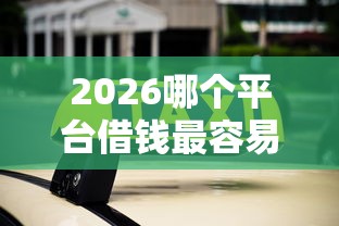 2026哪个平台借钱最容易通过，差2000元就选这7个平台
