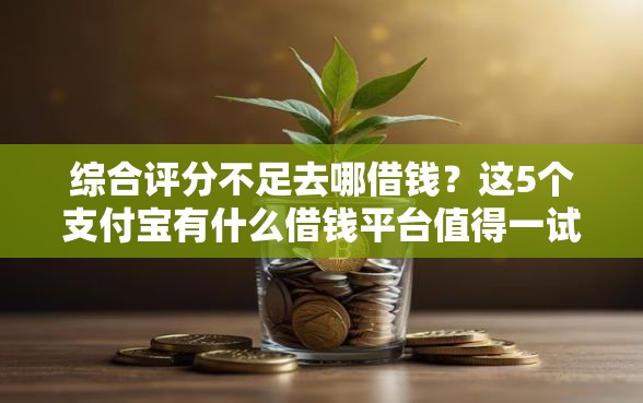 综合评分不足去哪借钱？这5个支付宝有什么借钱平台值得一试