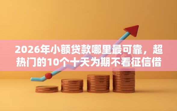 2026年小额贷款哪里最可靠，超热门的10个十天为期不看征信借钱平台推荐