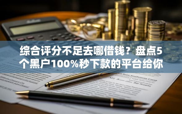 综合评分不足去哪借钱？盘点5个黑户100%秒下款的平台给你参考