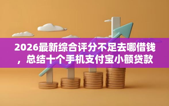 2026最新综合评分不足去哪借钱，总结十个手机支付宝小额贷款的软件！
