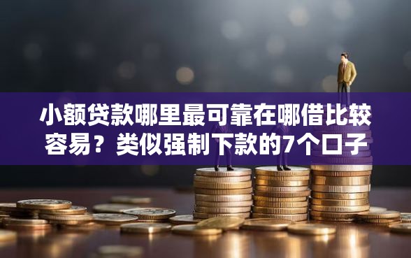 小额贷款哪里最可靠在哪借比较容易？类似强制下款的7个口子参考