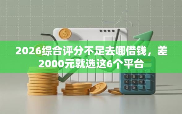2026综合评分不足去哪借钱，差2000元就选这6个平台