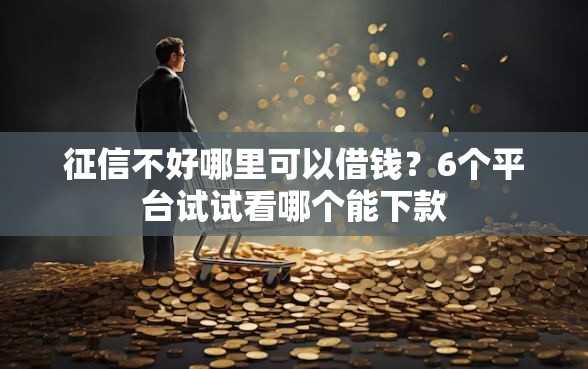 征信不好哪里可以借钱？6个平台试试看哪个能下款