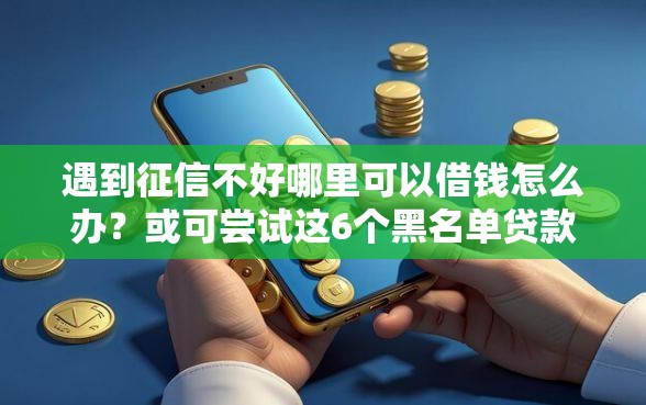 遇到征信不好哪里可以借钱怎么办？或可尝试这6个黑名单贷款平台