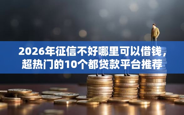 2026年征信不好哪里可以借钱，超热门的10个都贷款平台推荐