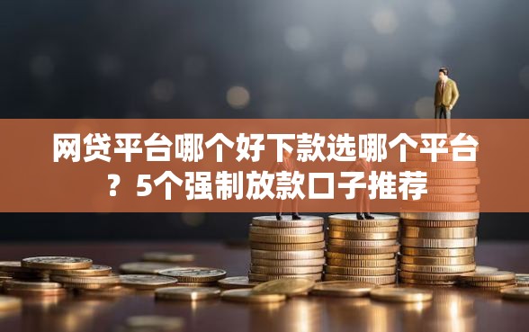 网贷平台哪个好下款选哪个平台？5个强制放款口子推荐