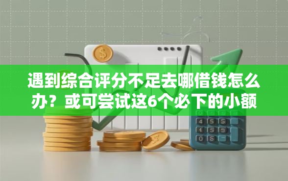遇到综合评分不足去哪借钱怎么办？或可尝试这6个必下的小额贷款平台